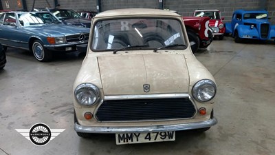 Lot 78 - 1980 AUSTIN MORRIS MINI 1000