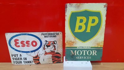 Lot 823 - 2 X REPRODUCTION SIGNS