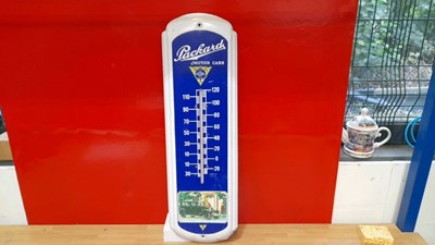 Lot 373 - PACKARD THERMOMETER  27" X 8"