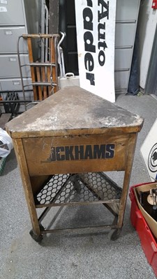Lot 227 - DUCKHAMS ADVERTISING TROLLEY