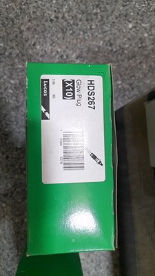 Lot 203 - BOX OF ASSORTED GLOW PLUGS ( NEW OLD STOCK )