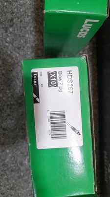 Lot 203 - BOX OF ASSORTED GLOW PLUGS ( NEW OLD STOCK )
