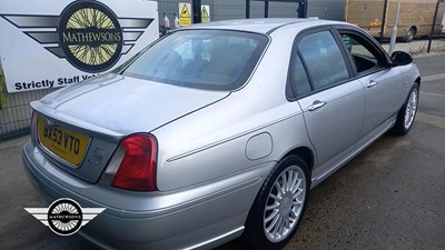 Lot 190 - 2003 MG ZT+