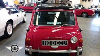 Lot 18 - 1991 ROVER MINI COOPER