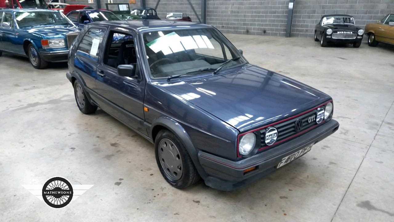 Lot 214 - 1988 VOLKSWAGEN GOLF GTI