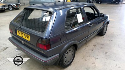 Lot 214 - 1988 VOLKSWAGEN GOLF GTI