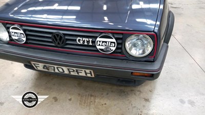 Lot 214 - 1988 VOLKSWAGEN GOLF GTI