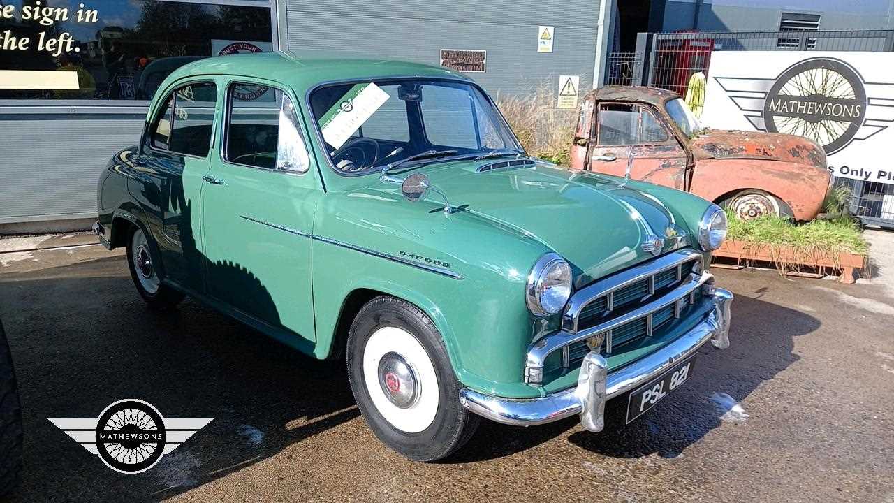 Lot 458 - 1956 MORRIS OXFORD