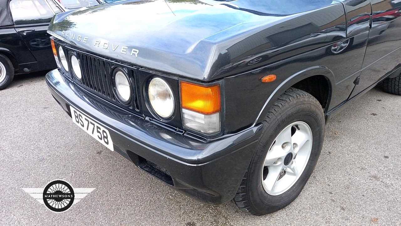 Lot 390 1986 ROVER RANGE ROVER (FITTED TDI ENGINE)