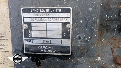 Lot 390 - 1986 ROVER RANGE ROVER (FITTED TDI ENGINE)