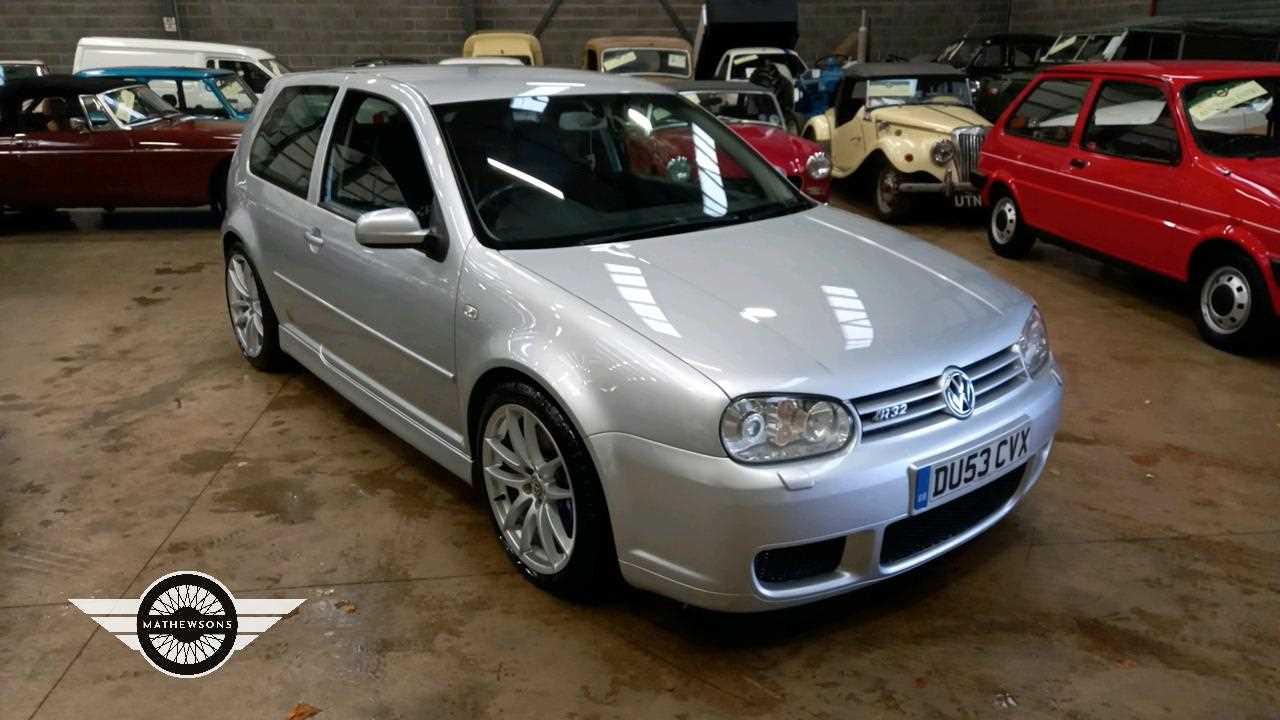 Lot 404 - 2003 VOLKSWAGEN GOLF R32