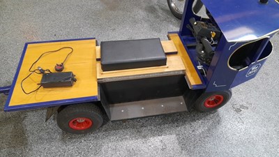 Lot 207 - 3" SCALE SENTINEL WAGGON BATTERY POWERED LORRY WITH TRAILER