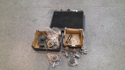 Lot 889 - TRIUMPH 2000 MK2 RADIATOR & VARIOUS WATER PUMPS