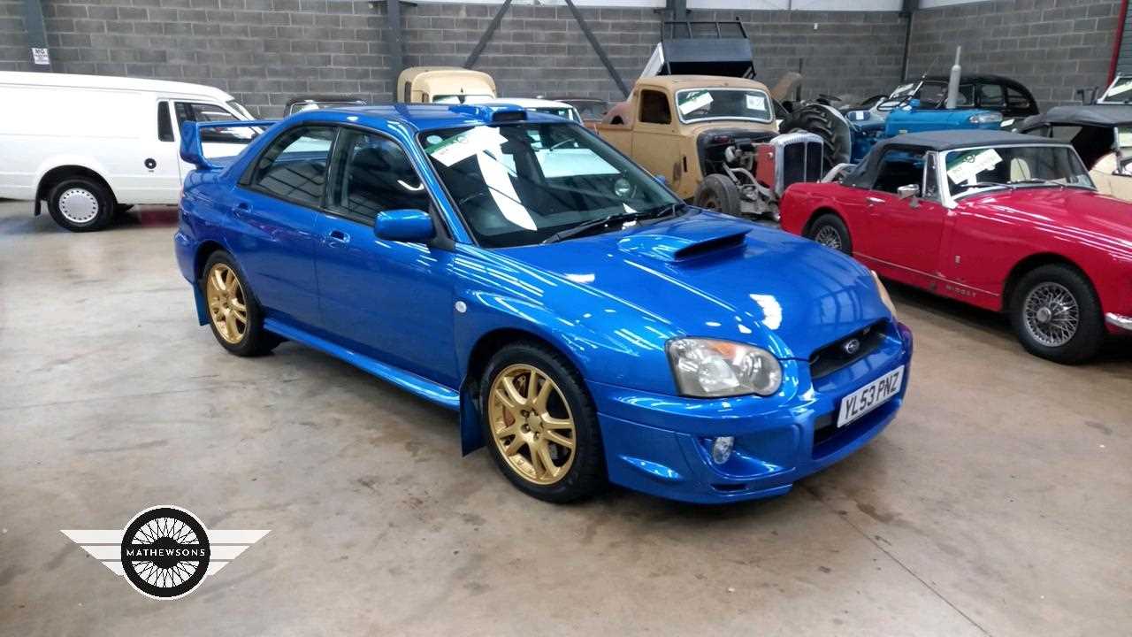 Lot 504 - 2004 SUBARU IMPREZA WRX-STI TYPE UK