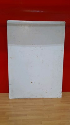 Lot 307 - SHELL X-100 MOTOR OIL METAL SIGN 28" X 20"