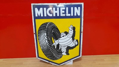 Lot 631 - MICHELIN ENAMEL SIGN 17" X 12"