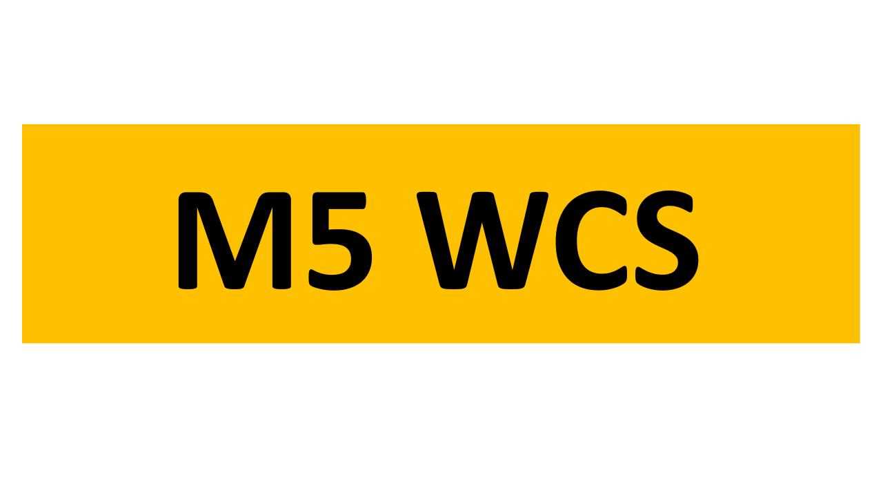 Lot 98 - REGISTRATION ON RETENTION - M5 WCS