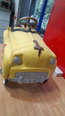 Lot 177 - RED LION SPEEDWAY SPECIAL YELLOW PEDAL CAR