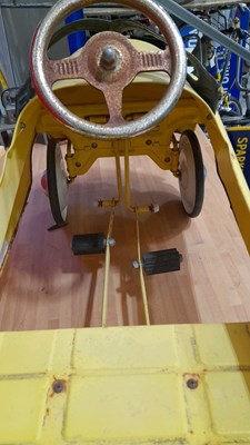 Lot 177 - RED LION SPEEDWAY SPECIAL YELLOW PEDAL CAR