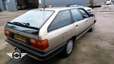Lot 604 - 1989 AUDI 100 AVANT E AUTO