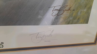 Lot 251 - SIGNED LTD EDITION PRINT SIGNED BY THE ARTIST & NIGEL MANSELL 533/1500