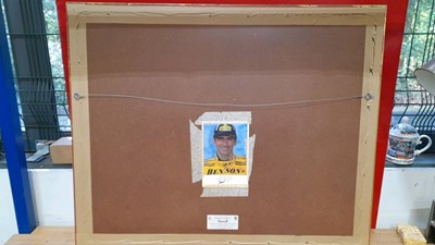 Lot 281 - SIGNED PRINT BY DAMON HILL , DONE AT JORDAN HOSPITALITY DAY AT SILVERSTONE 506/1000