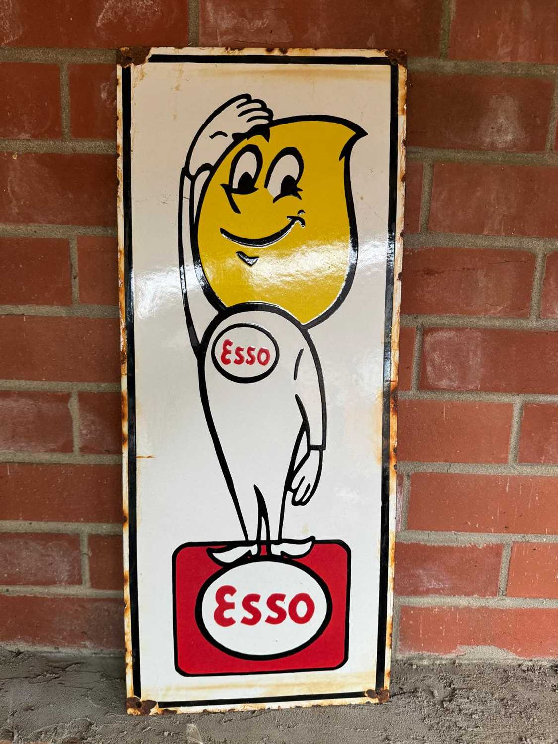 Lot 75 - MR DRIP ESSO ENAMEL SIGN 24