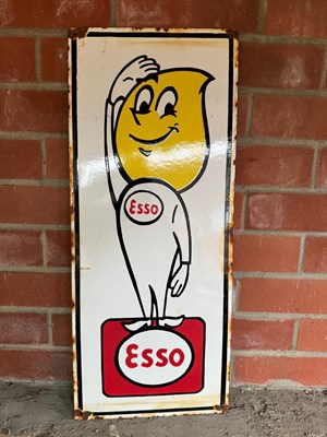 Lot 75 - MR DRIP ESSO ENAMEL SIGN 24" X 10"