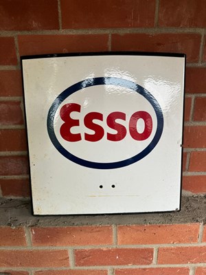 Lot 185 - ESSO ENAMEL SIGN 15.5" X 16"