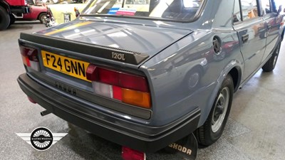 Lot 656 - 1988 SKODA 120 L