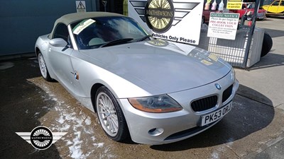 Lot 616 - 2004 BMW Z4 2.2I SE AUTO