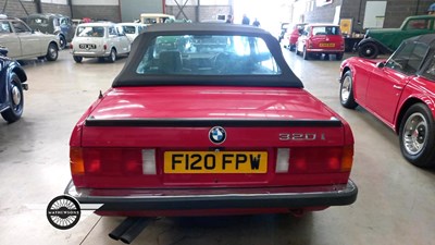 Lot 814 - 1989 BMW 320I CONVERTIBLE AUTO