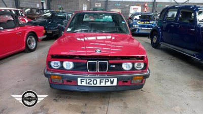 Lot 814 - 1989 BMW 320I CONVERTIBLE AUTO