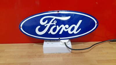 Lot 259 - Enamel Ford Sign