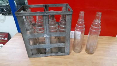 Lot 753 - Esso Oil Crate + Bottles