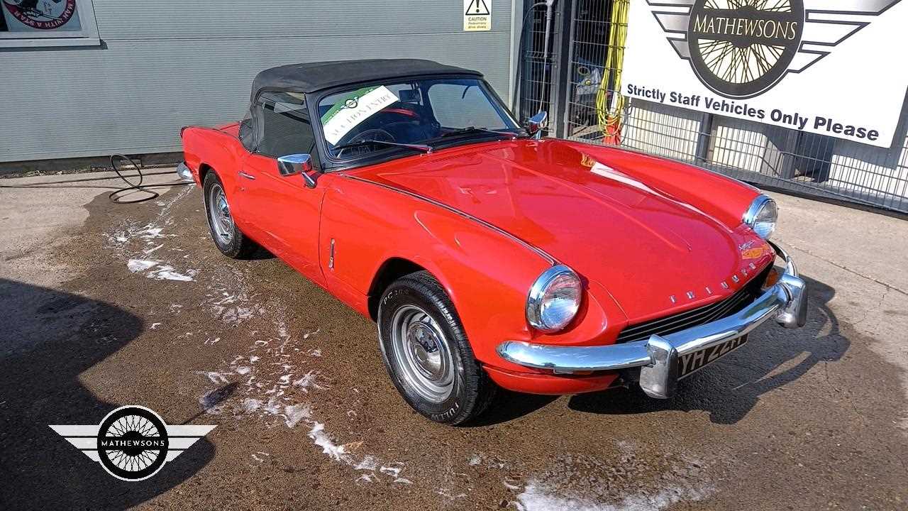 Lot 790 - 1970 TRIUMPH SPITFIRE