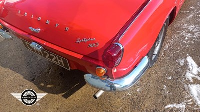 Lot 790 - 1970 TRIUMPH SPITFIRE