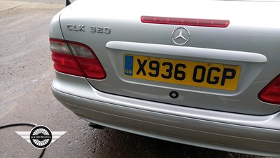 Lot 700 - 2000 MERCEDES CLK 320 ELEGANCE AUTO