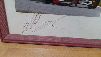 Lot 689 - 4X SMALL SIGNED FORMULA 1 PHOTOS