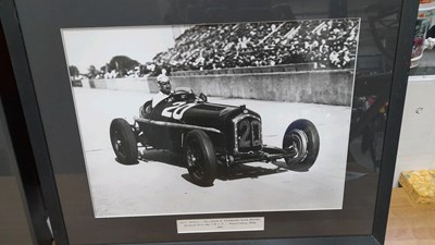 Lot 267 - 2 X ALFA ROMEO SCUDERIA PHOTOS IN BLACK FRAMES