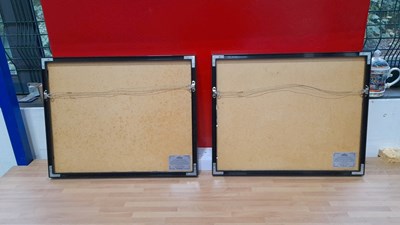 Lot 267 - 2 X ALFA ROMEO SCUDERIA PHOTOS IN BLACK FRAMES