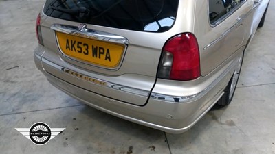 Lot 632 - 2003 ROVER 75 CONNOISSEUR SE CDTI TR