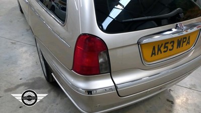 Lot 632 - 2003 ROVER 75 CONNOISSEUR SE CDTI TR