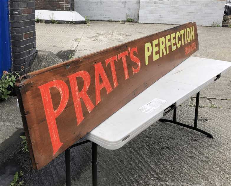 Lot 467 - Pratts Perfection Sold Sign