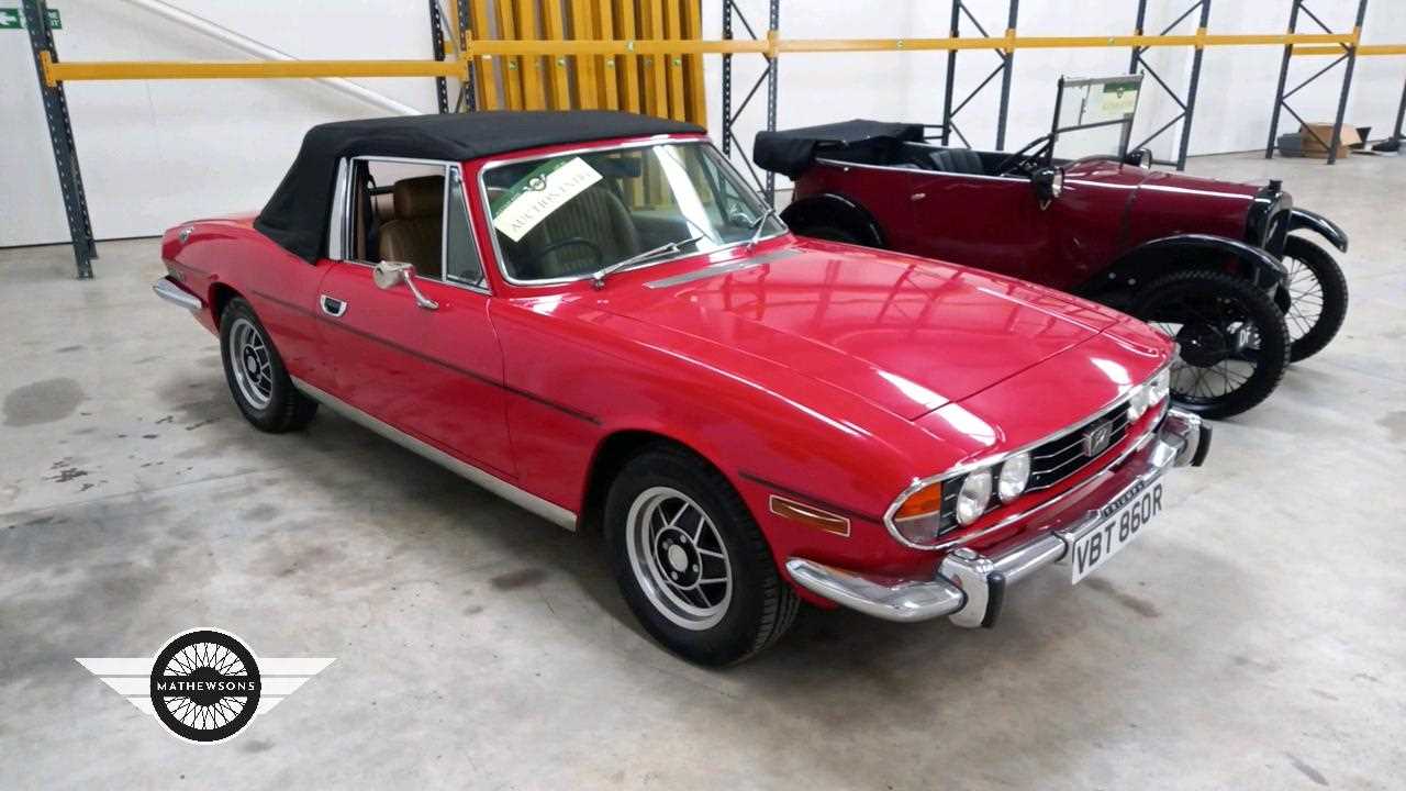 Lot 160 - 1976 TRIUMPH STAG AUTO