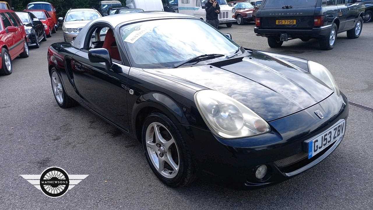 Lot 716 - 2003 TOYOTA MR2 ROADSTER VVTI