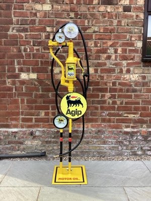 Lot 149 - RENOVATED AGIP MOTOR OIL PUMP