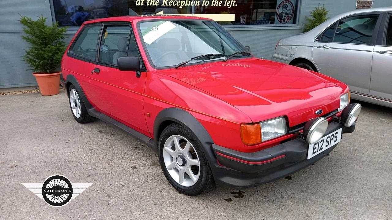 Lot 18 - 1989 FORD FIESTA XR2