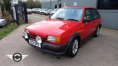 Lot 18 - 1989 FORD FIESTA XR2