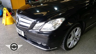 Lot 194 - 2010 MERCEDES-BENZ E250 BLUEEFF-CY SE CGI A